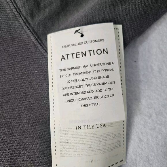 TRADE HERITAGE APPAREL Sz XL Gray Sweatshirt Charcoal NWT - Picture 6 of 7